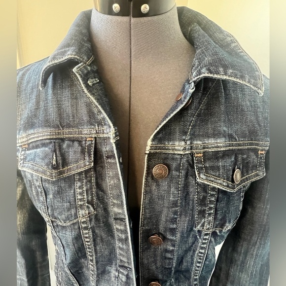 1969 GAP Vintage Limited Edition Sz XS Icon Trucker Denim Button up Jacket 2007 - Picture 4 of 16